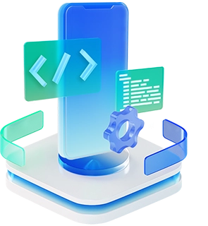 Native app development illustration | LARION