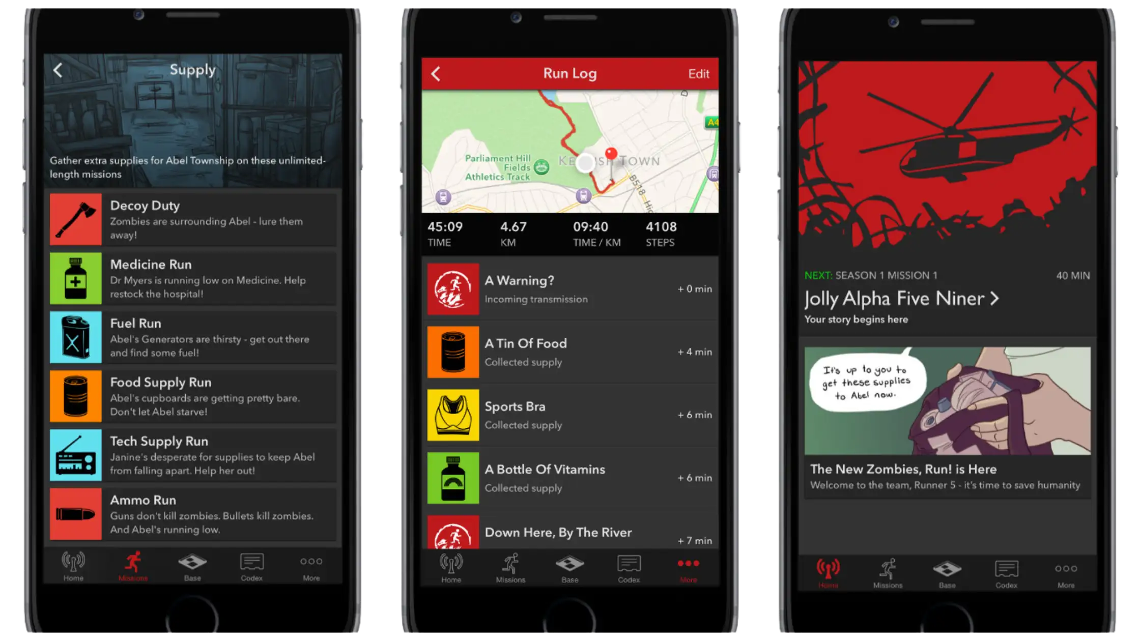 Zombies Run_example of gamification healthcare apps